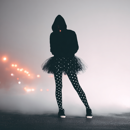 Envy Body Shop Womens Opaque Sheer Polka Dot Pantyhose