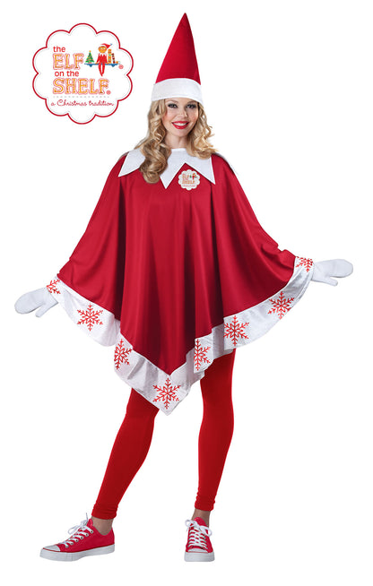 Fun World Elf on the Shelf Adult Elf Poncho