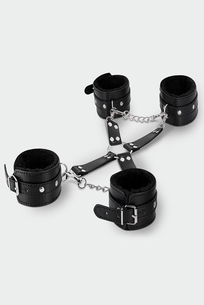 801466 All 4's - Fuzzy Cuff Set