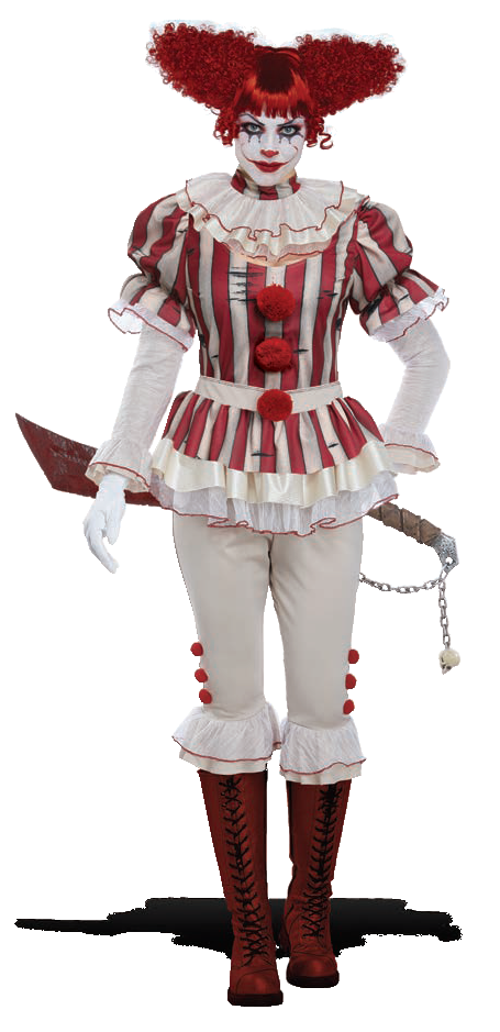 California Costumes Sadistic Clown Plus Costume,