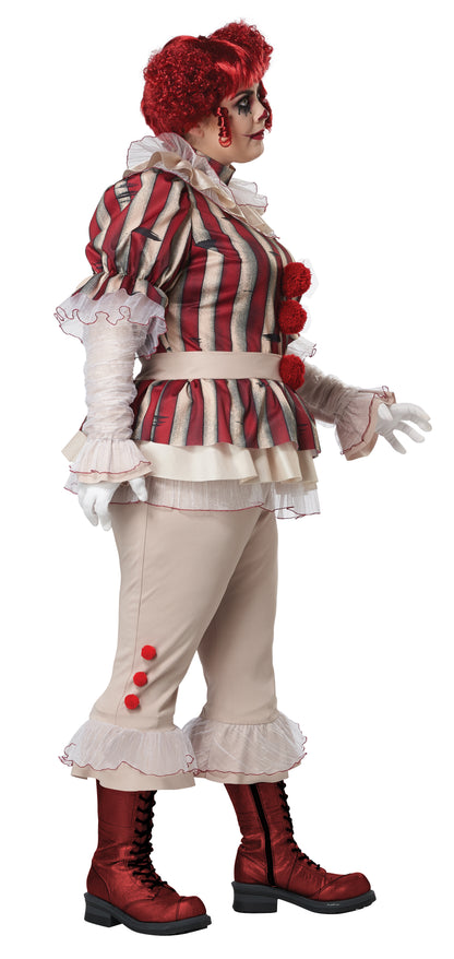 California Costumes Sadistic Clown Plus Costume,