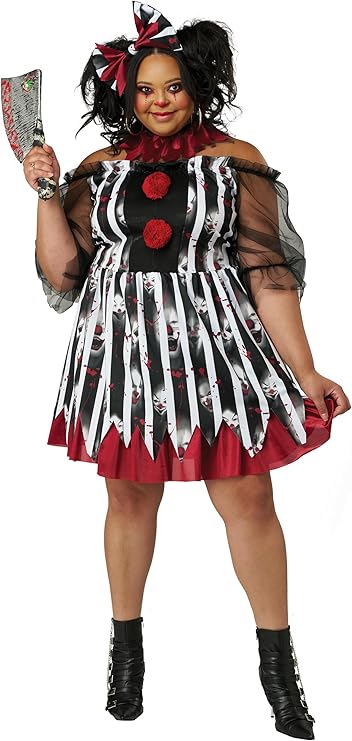 California Costumes, Women's Savage Clown