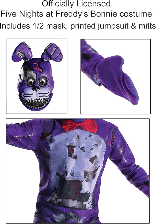 Rubies Five Nights At Freddy's: Bonnie Costume for Kids, Boy