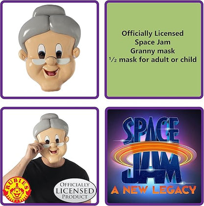 Rubies Warner Bros. Space Jam Granny Half-Mask, One Size