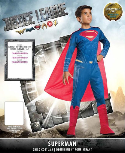 Rubies Child's Justice League Superman Costume, Large