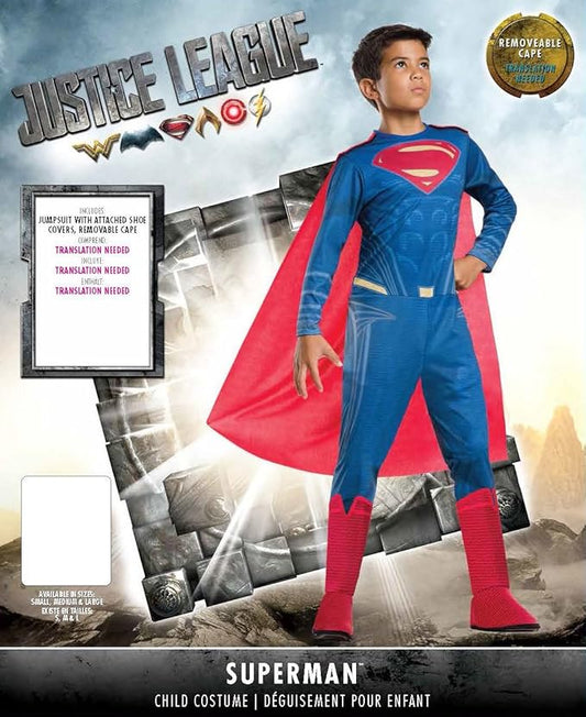 Rubies Child's Justice League Superman Costume, Large