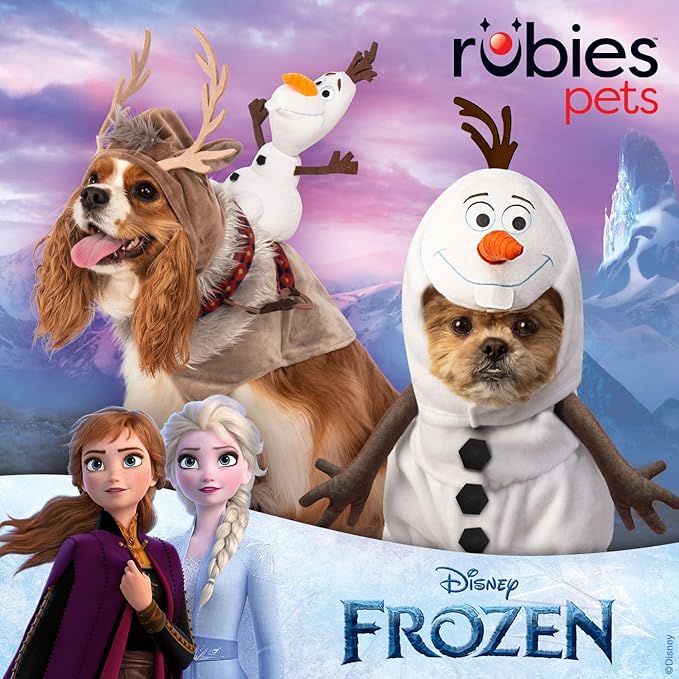 Disney Frozen: Sven Pet Costume for For Dogs or Cats by Rubies, XL