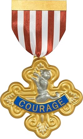 Rubies Cowardly Lion Badge of Courage Multicolored