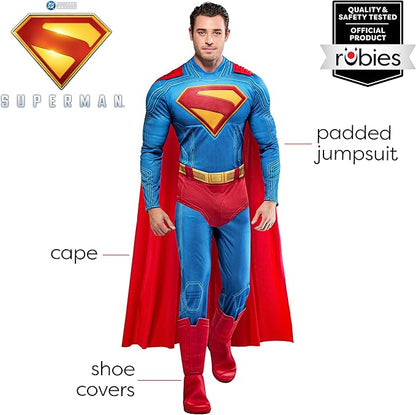 Rubies Superman 2025: Superman Costume for Adults, Men's