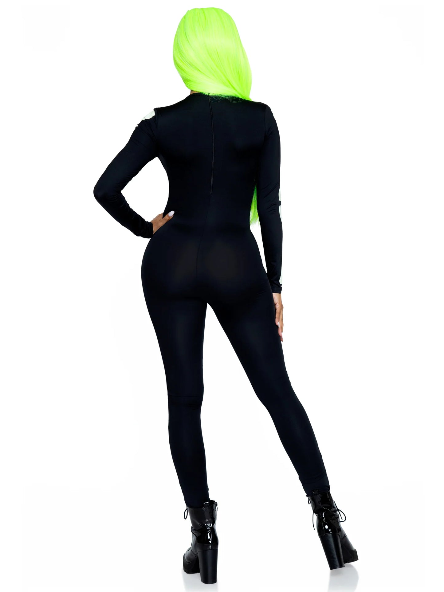 Leg Avenue 85346 Glow-in-the-Dark Skeleton Catsuit