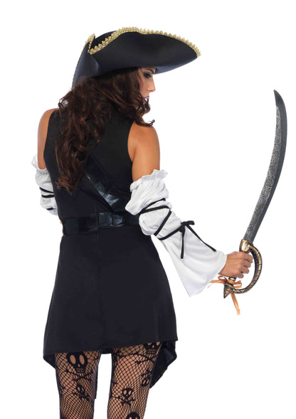 Leg Avenue 4PC Black Sea Buccaneer