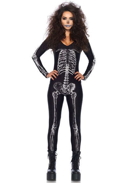 Leg Avenue 85602 X-Ray Skeleton Catsuit 