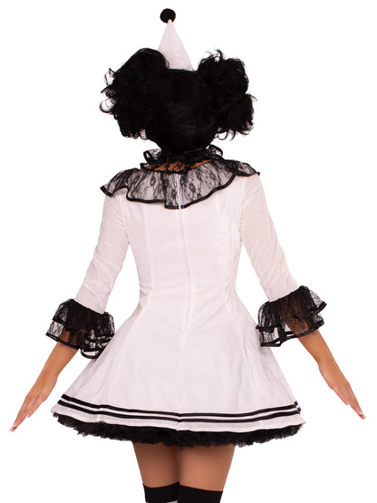 Leg Avenue 3 PC. Pierrot Clown Costume