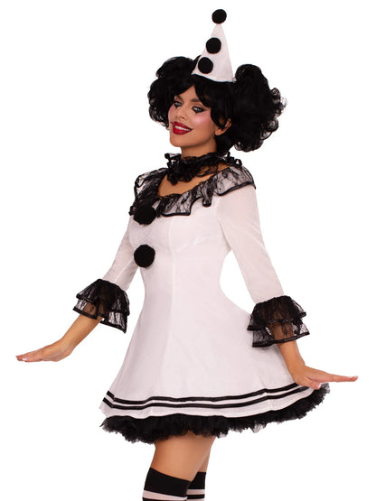 Leg Avenue 3 PC. Pierrot Clown Costume