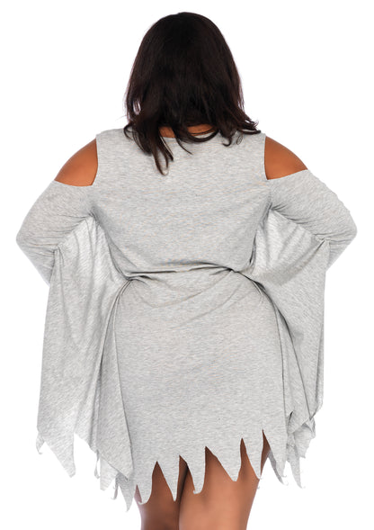 Leg Avenue Jersey Ghost Dress, Grey