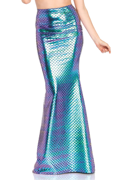 Leg Avenue 86710 Iridescent Scale Mermaid Skirt 