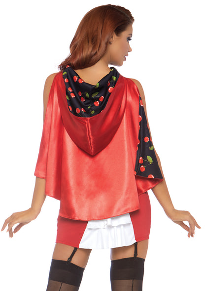 Leg Avenue 2 Pc Rockin' Miss Red, Multicolor,/