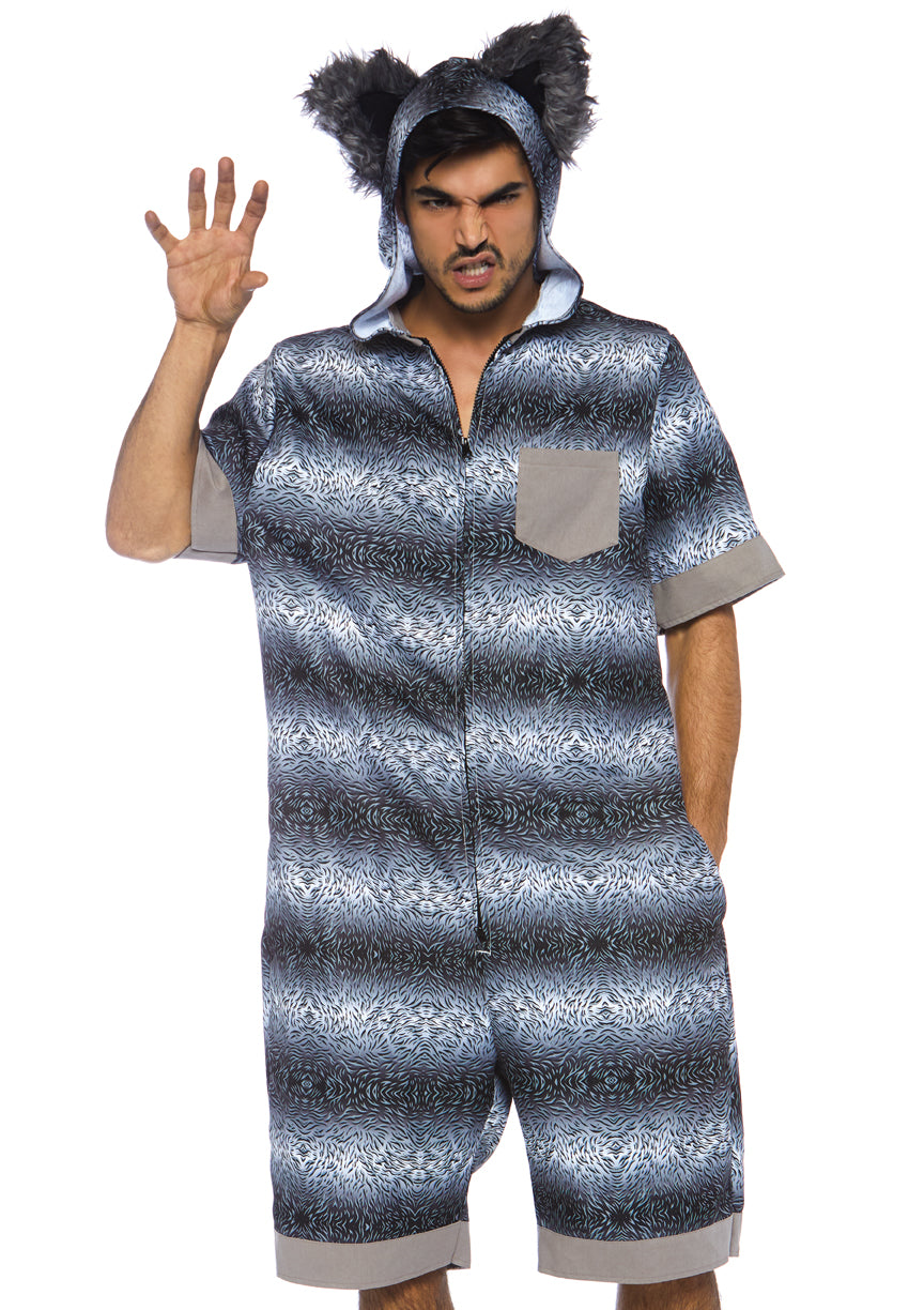 Leg Avenue Big Bad Wolf Costume, Grey,/