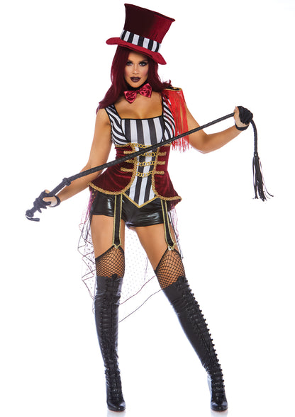 Leg Avenue 3 Pc Daring Lion Tamer, Multicolor,