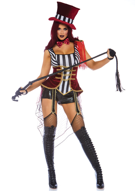 Leg Avenue 3 Pc Daring Lion Tamer, Multicolor,