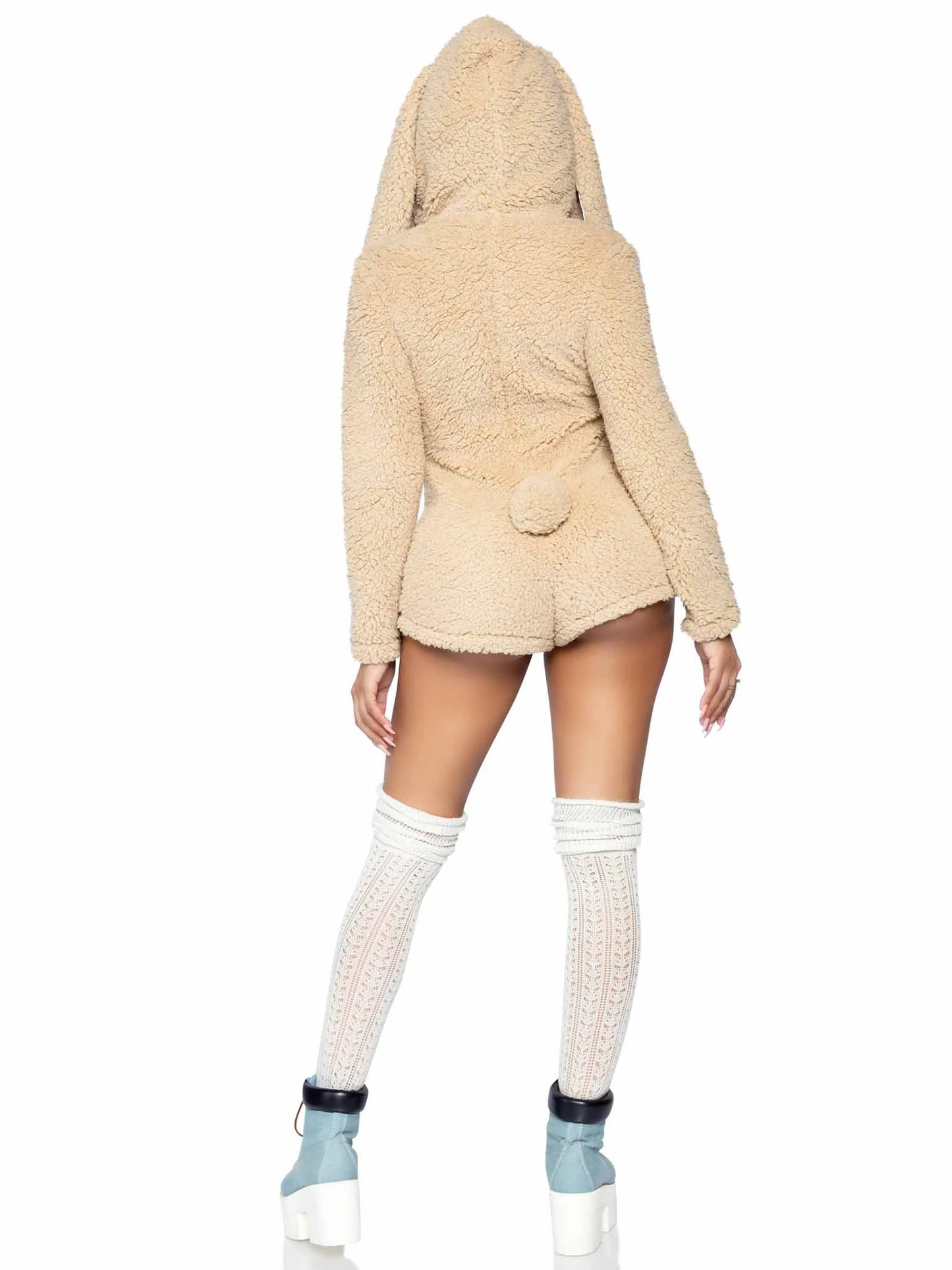 Leg Avenue Cuddle Bunny Costume, Beige,