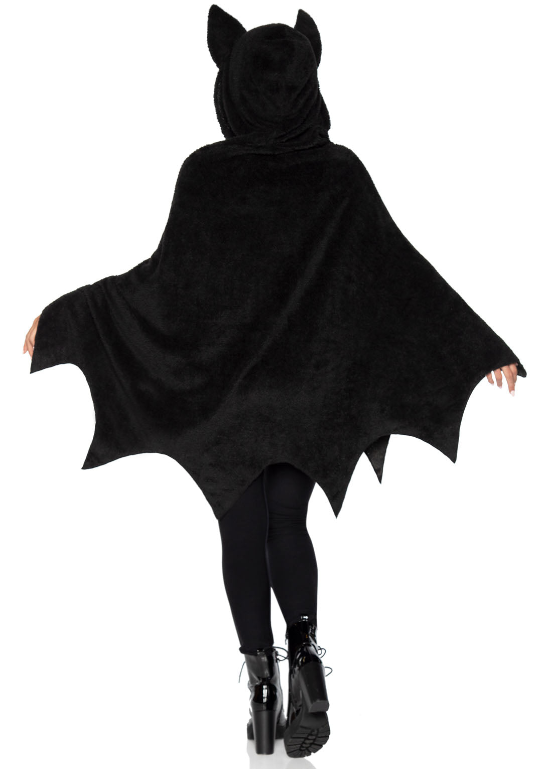 Leg Avenue Bat Poncho, Black, One Size