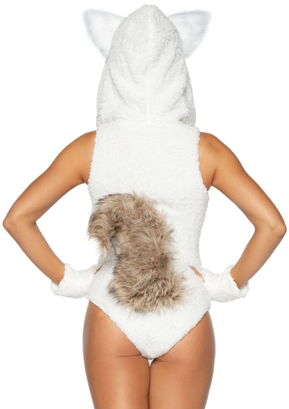 Leg Avenue 2 PC Wild Thang, White,