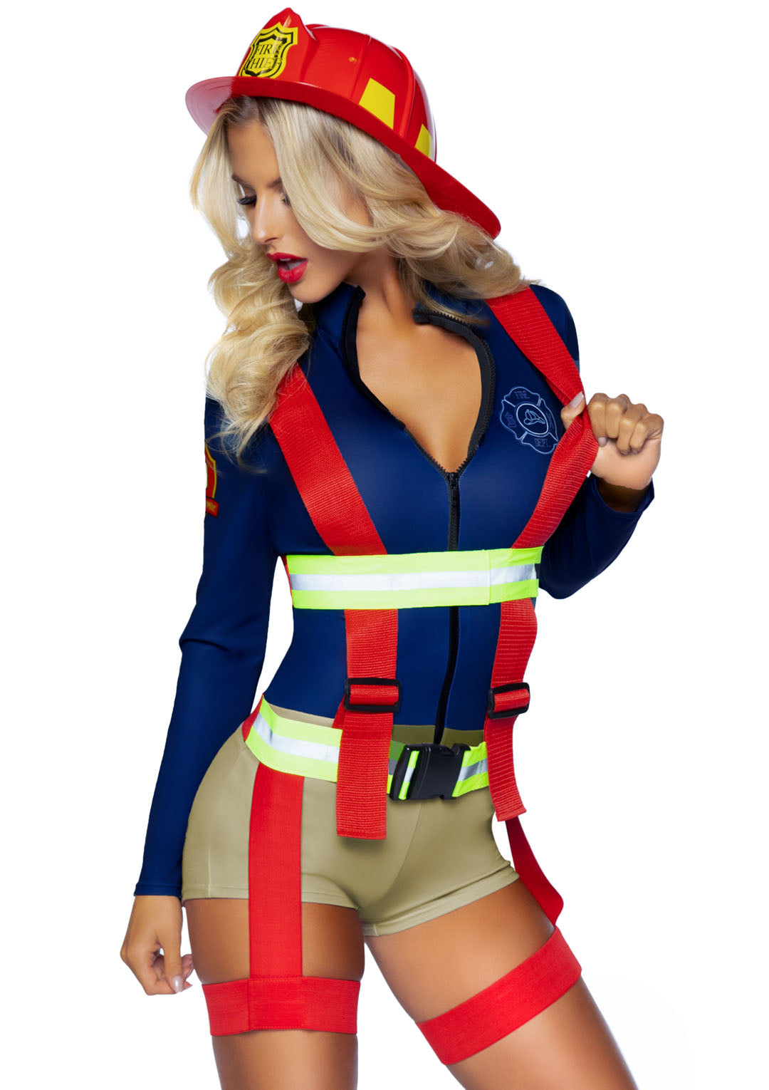 Leg Avenue 2 PC Hot Zone Honey, Multi,
