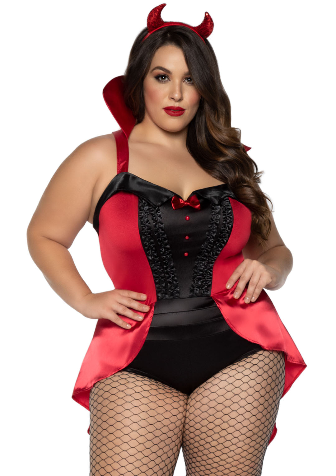 Leg Avenue 3 PC Devilish Darling, Red