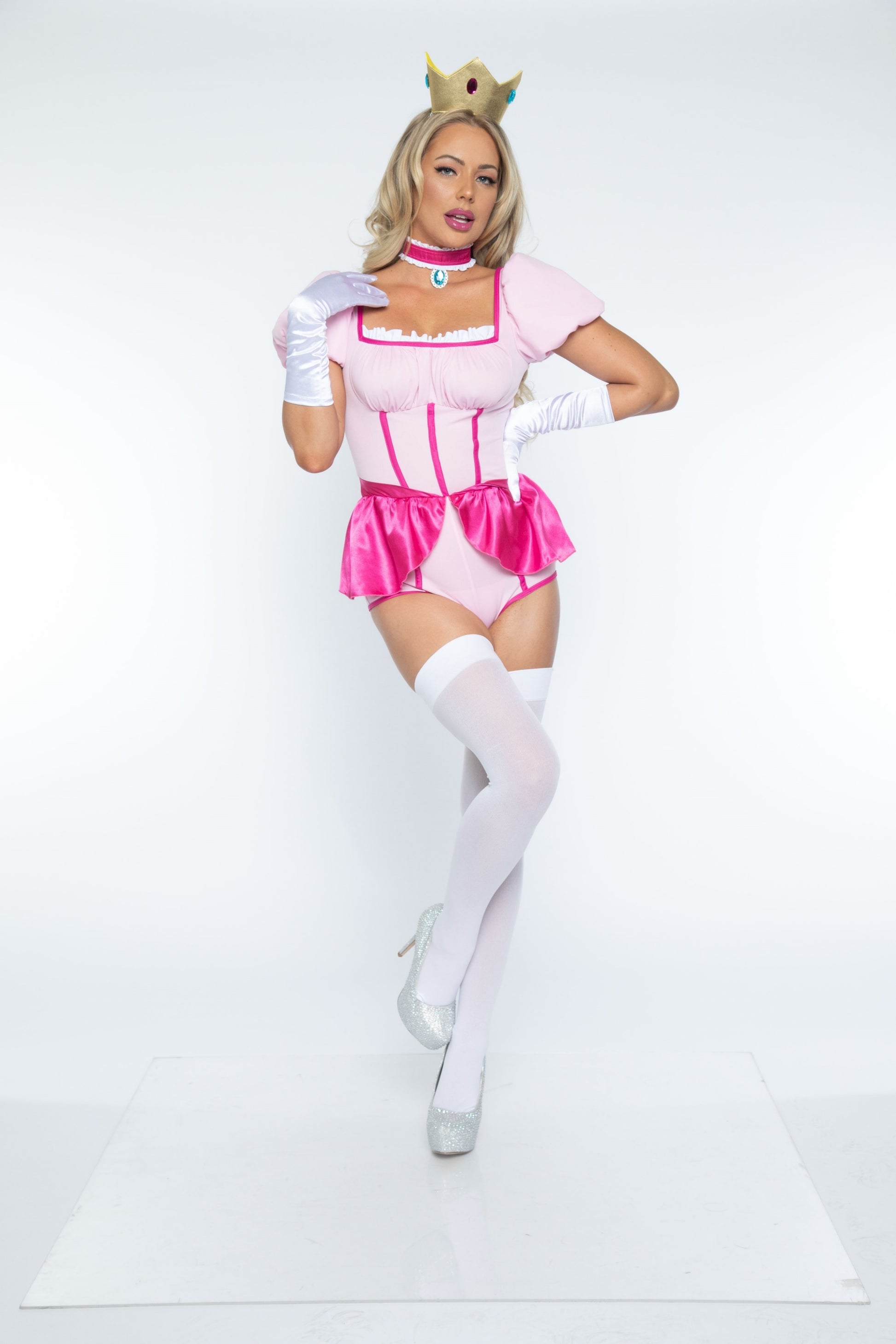 Leg Avenue 3 PC Sexy Pink Princess, Pink,