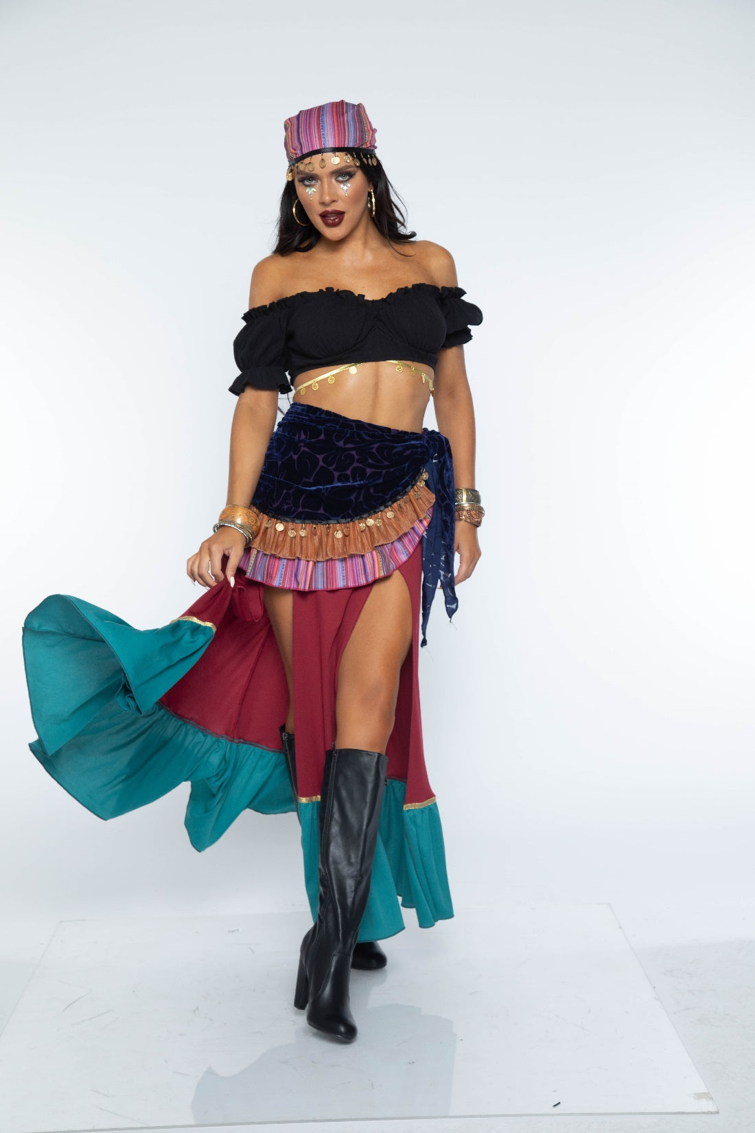 Leg Avenue 3 PC Crystal Ball Beauty, Multicolor, 