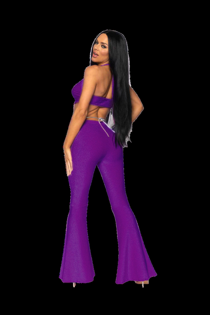 Leg Avenue Pop Star Costume, Purple