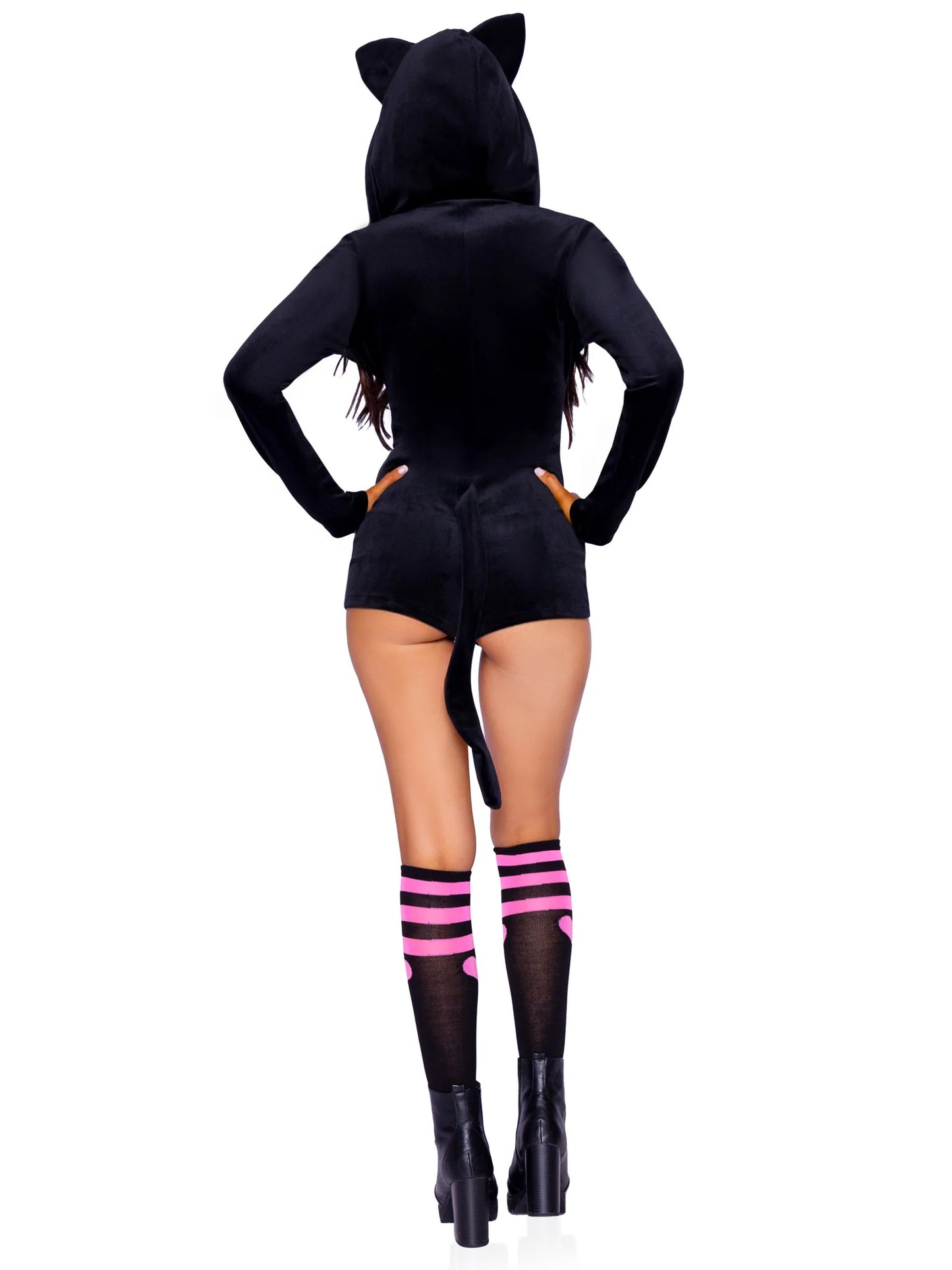 Leg Avenue Comfy Cat Costume, Black