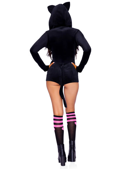 Leg Avenue Comfy Cat Costume, Black