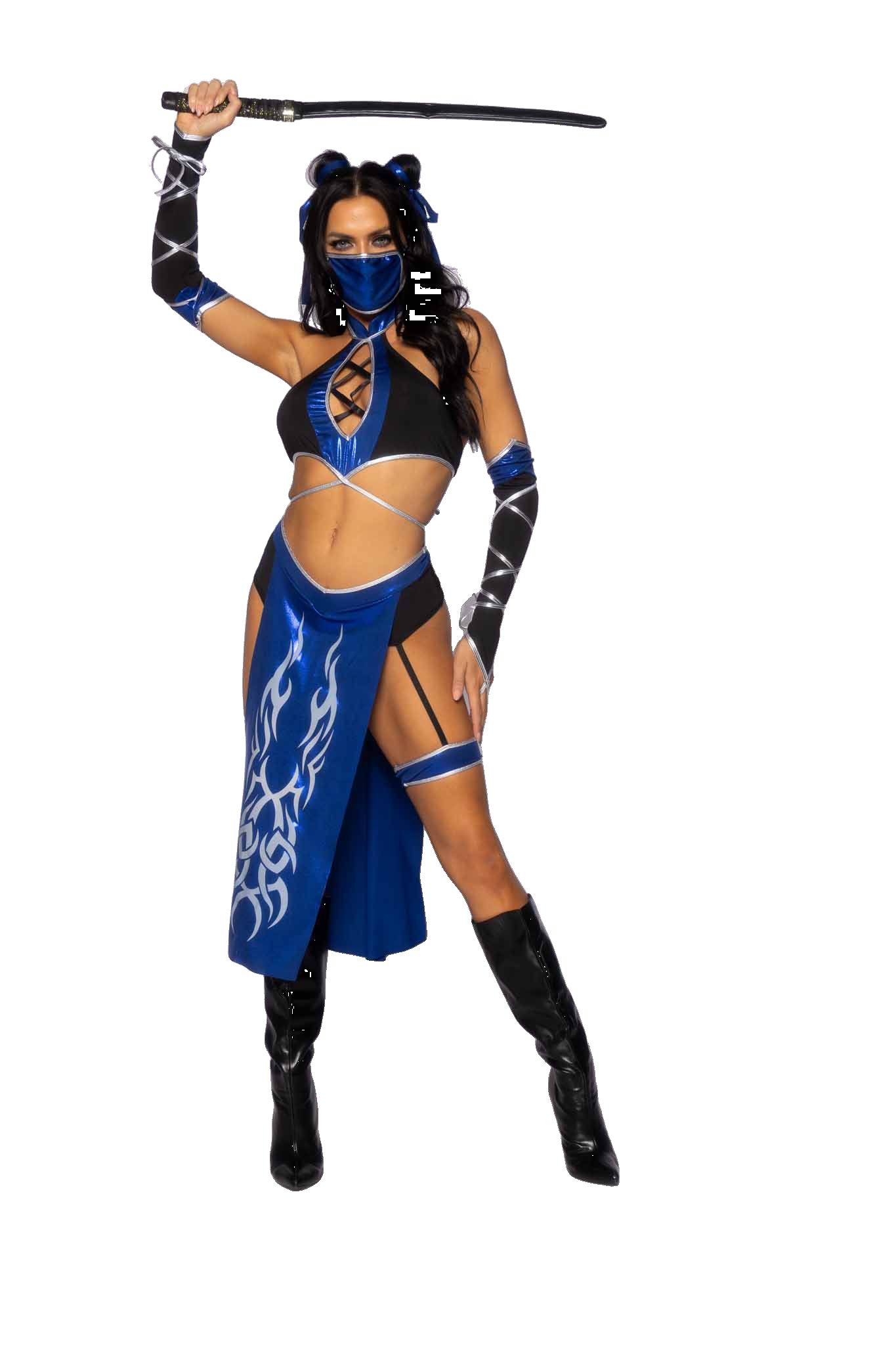Leg Avenue 5 PC Combat Ninja CostumeL