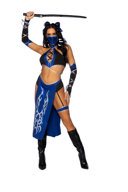 Leg Avenue 5 PC Combat Ninja CostumeL
