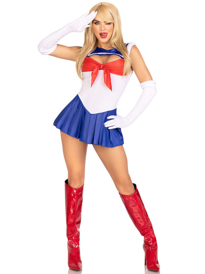 Leg Avenue 3 Piece Sexy Sailor, Multicolor