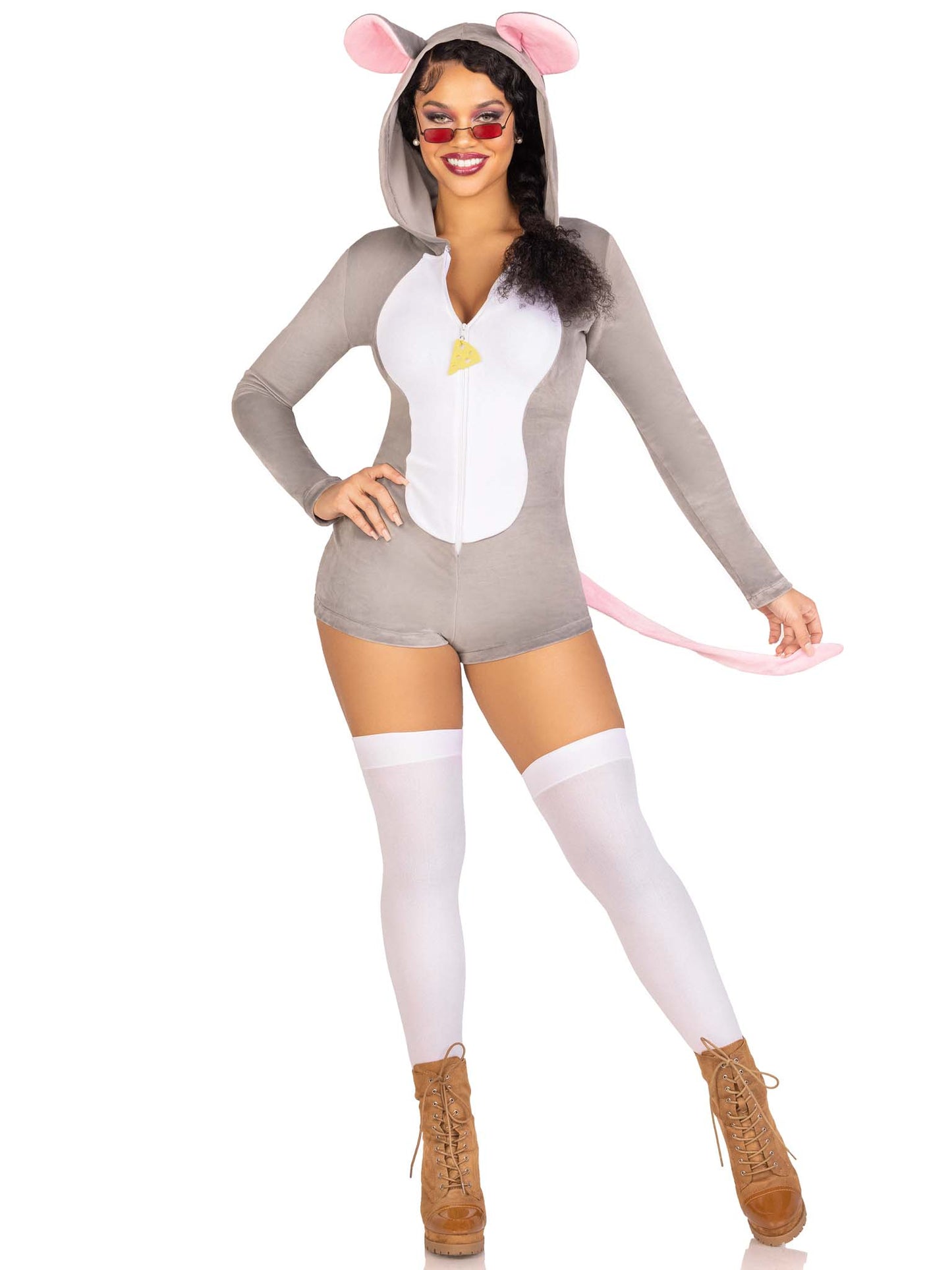 Leg Avenue Comfy Mouse, Grey, M