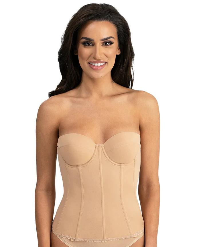 8980 Brianna Low Back Strapless Longline Bra
