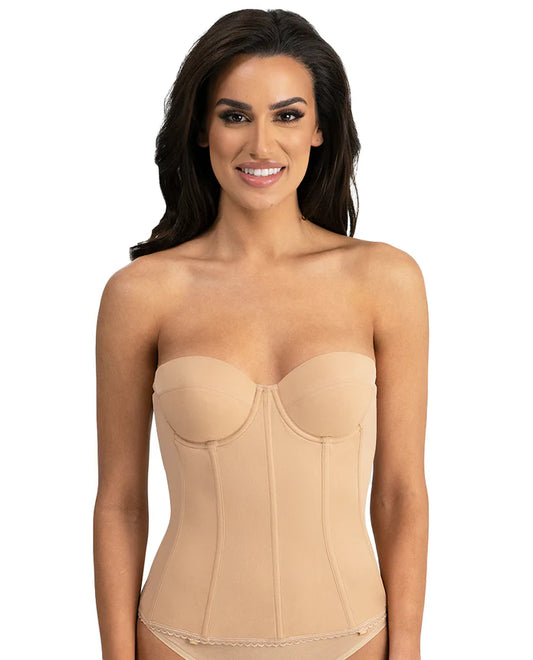 8980 Brianna Low Back Strapless Longline Bra