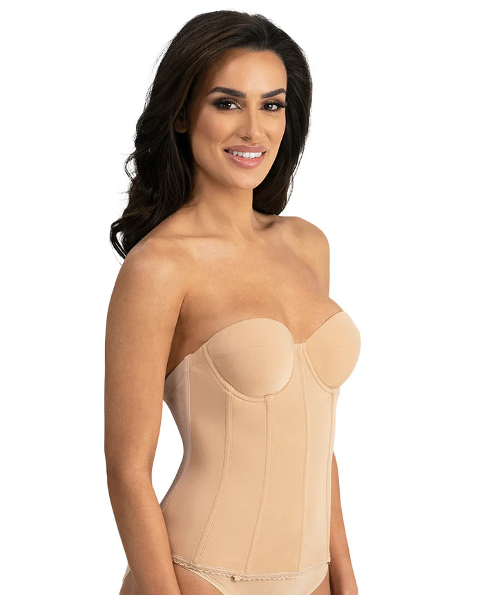 8980 Brianna Low Back Strapless Longline Bra