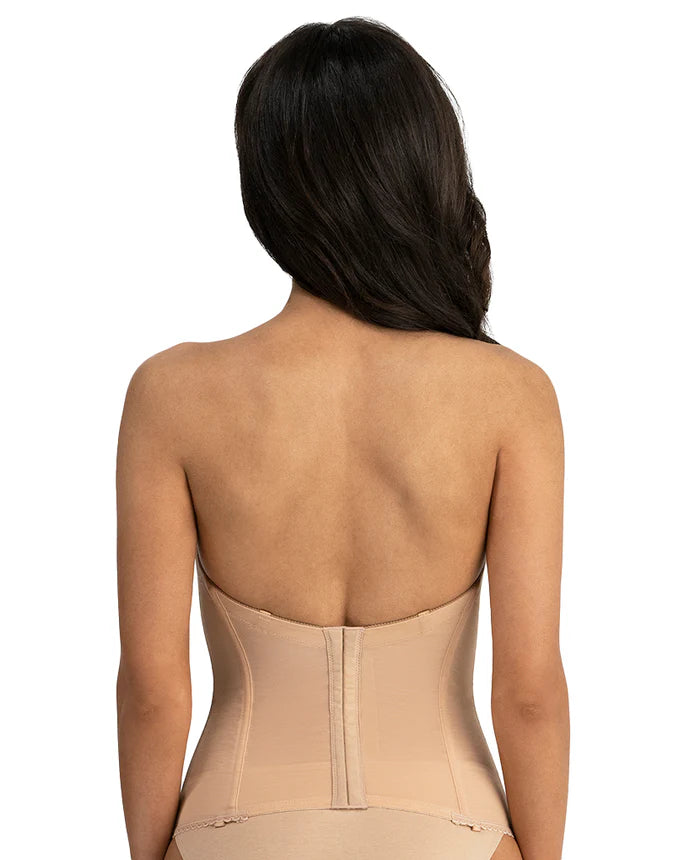 8990 Vivienne Deep Front Plunge V-Wire Longline Strapless Bridal Bra