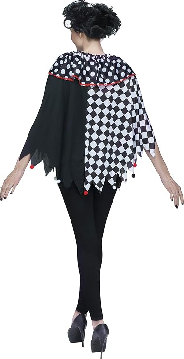 Clown Poncho Adult
