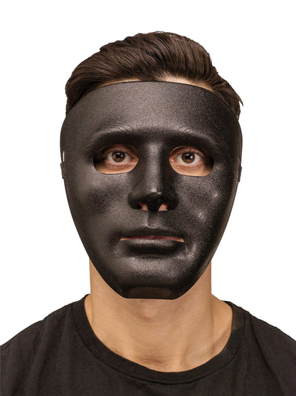 Fun World Blank Male Mask Mens Thick Plastic Face Eye