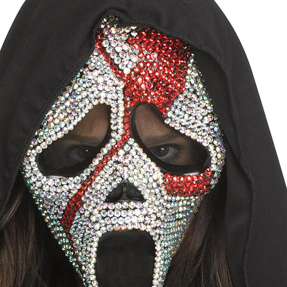 Fun World Ghost Face Bloody Bling Mask and Knife Set