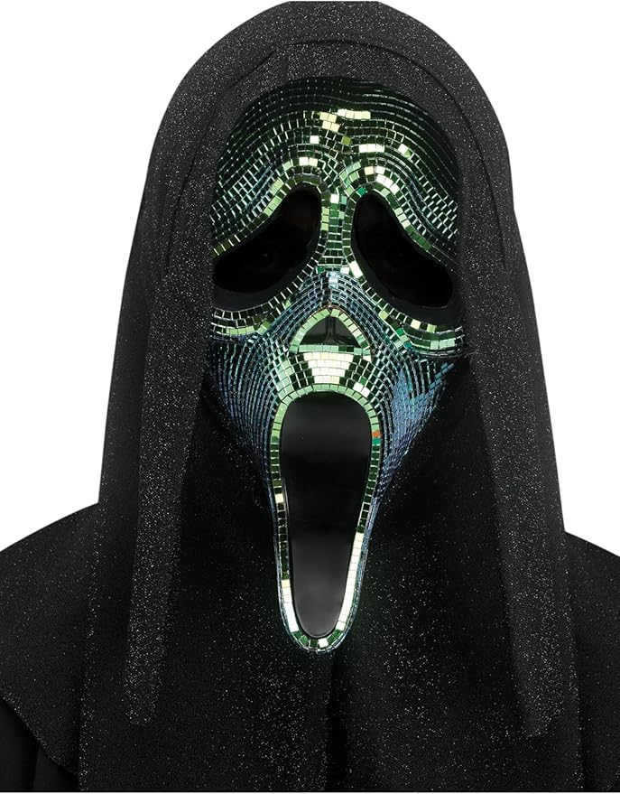 Fun World Ghost Face Oil Slick Disco Mask