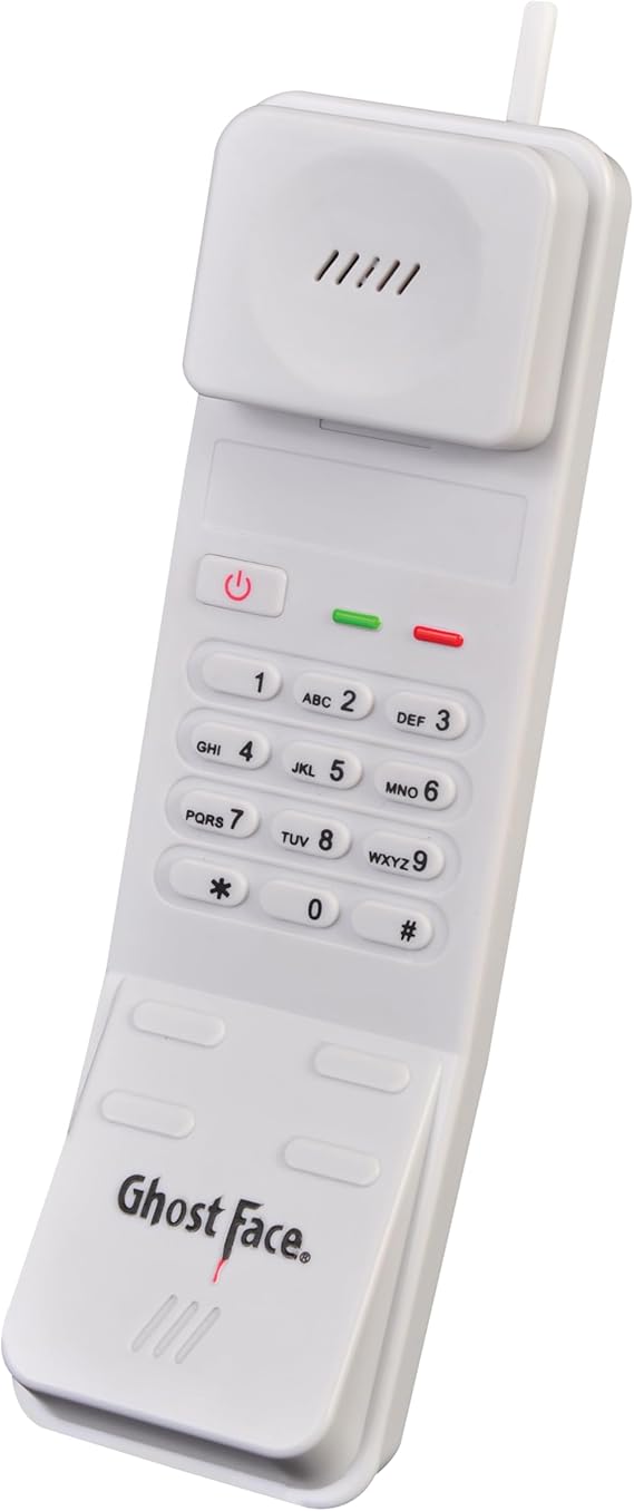 Fun World Ghost Face Phone with Sound Accessory Prop
