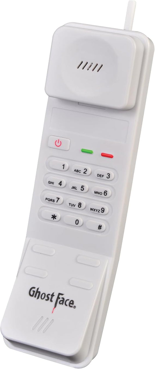 Fun World Ghost Face Phone with Sound Accessory Prop