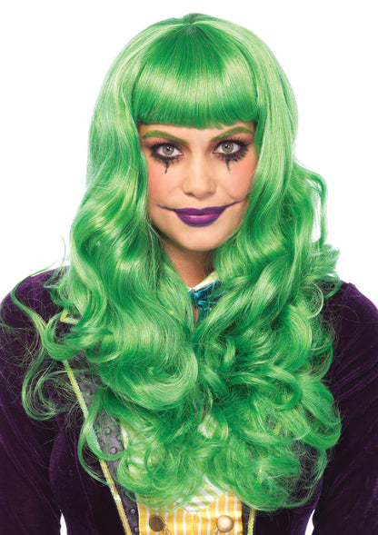 24 Inch Long Wavy Bang Wig