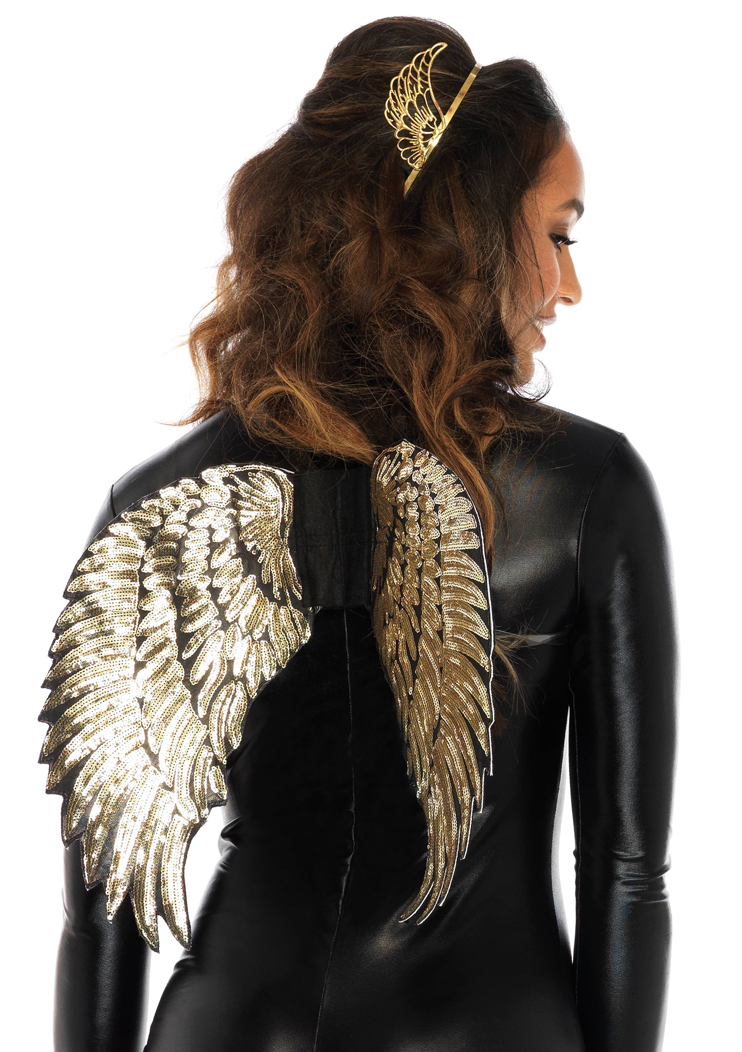 Leg Avenue A2792 Gold Sequin Wings